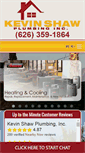 Mobile Screenshot of kevinshawplumbing.com